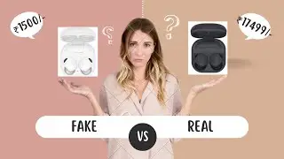 comparison video of Real and fake Samsung buds 2 pro || असली और नकली सैमसंग बड्स 2 प्रो की वीडियो