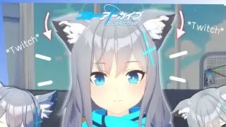 Shiroko's ear movement [Blue Archive]