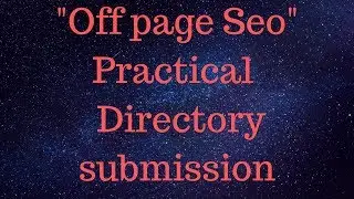 SEO -How we do Directory submission| directory submission on So Much|Back links directory submission