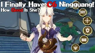 I Finally Have C6 Ningguang! How Good Is She? | Genshin Impact Ningguang Showcase
