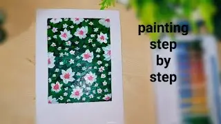 I Painted Flowers With A Real Garden