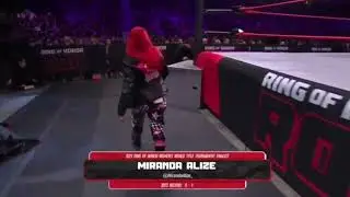 Miranda Alize ROH Super Card of Honor Zero Hour Entrance March 31st 2023