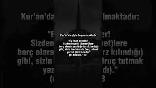 Oruç Kuran'da var mı? #shorts