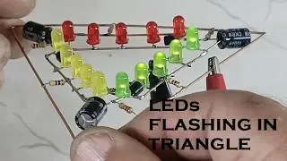 LEDs Chaser IN TRIANGLE