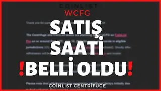 [wCFG] Centrifuge SATIŞ GÜNÜ BUGÜN - 14 Temmuz Mail