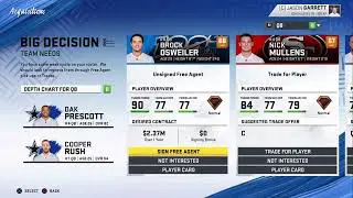 Madden 20 tampa bay vs dallas