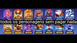todos os personagens de Thetan arena sem pagar nada