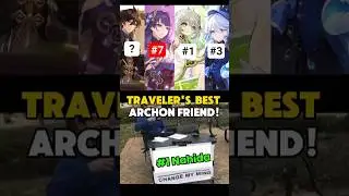 ✨❤️Beyond Friendship: These Are Traveler's REAL Archon Bonds! (Ranking)🔥 Genshin Impact 5.7