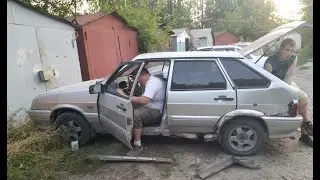 Четырка 2114 за 15 тысяч на спорт прошивке. Челлендж не потерять балку по дороге)