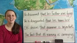 Noun clauses with that