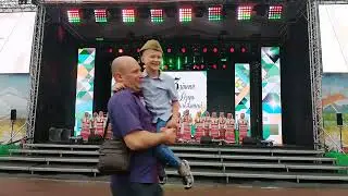 "За Беларусь" Народный хор Голоса Полесья День Независимости 3.07.2024г. главная сцена г.Гомеля