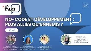 [Webinaire] 📢 ENI Talks : No-code et développement : plus alliés qu'ennemis ?