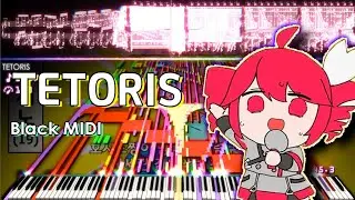 TETORIS Black MIDI! | 145,000 Notes | Black MIDI / Piano