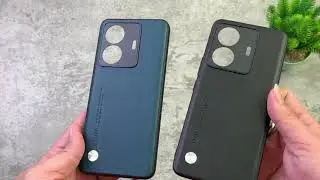 REVIEW CASE / VIVO T1 / PRO 5G VEGAN PLAIN LEATHER COVER HARDCASE SOFT PREMIUM TPU CASING ORIGINAL