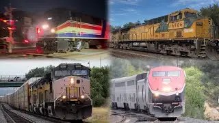 [4k] 4th of July Railfanning 🇺🇸 