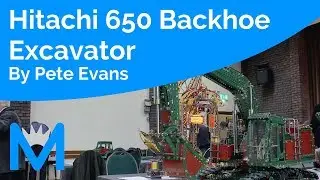 Computer-Controlled Hitachi 650 Backhoe Excavator by Pete Evans