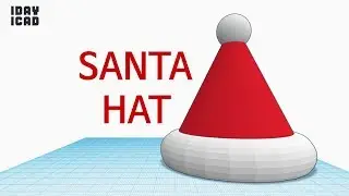 [1DAY_1CAD] SANTA HAT (Tinkercad : Know-how / Style / Education)