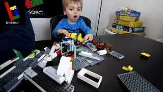 LEGO CITY DESTROYED BY 3 YEAR OLD!