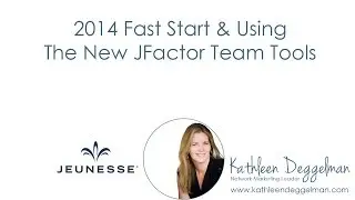 JFactor Team Tools with Jeunesse Leader Kathleen Deggelman