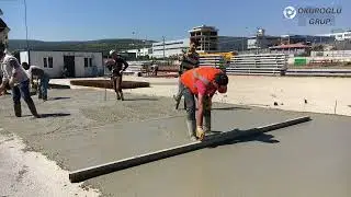 Saha Beton Uygulaması Okuroglu Grup Bursa