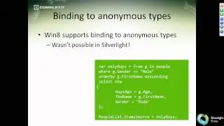 Advanced Windows 8 Metro - Part 1