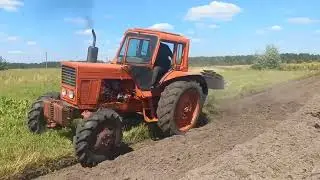 МТЗ-82 испытание оборотного плуга Rabe Werk