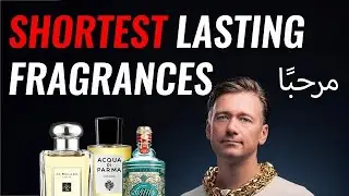 Top 3 Shortest Lasting Fragrances 🕒💨