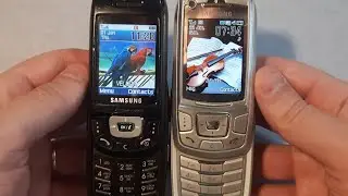 Incoming call & Outgoing call at the Same Time Samsung SGH-Z400 + Samsung SGH-D500E