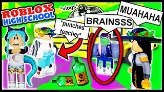 THE BULLY TEACHER POISONED US INTO ZOMBIES!! | Roblox High School | Bully Teacher Roblox Roleplay