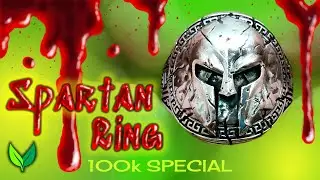 SPARTAN RING lost resin casting - 3d print to solid silver on the Anycubic D2 DLP