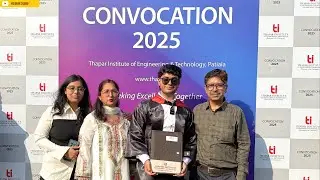 Yeh Goodbye Thoda Mushkil tha 🥺| Convocation Vlog 2025 🎓 | Thapar University
