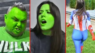 Superhero Girl and Boy