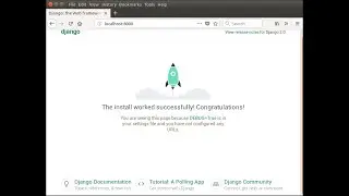Django Installation using command prompt