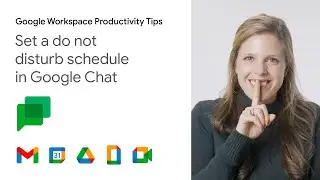 Set a do not disturb schedule in Google Chat
