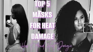 FAVORITE HAIR MASKS TO COMBAT HEAT DAMAGE | HOW TO AVOID HEAT DAMAGE | GET YOUR CURLS BACK