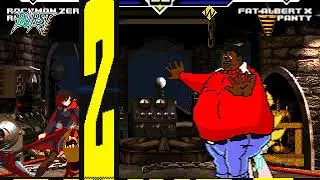 Mega Man Zero and Ruby Rose vs Fat Albert and Panty Anarchy MUGEN BATTLE