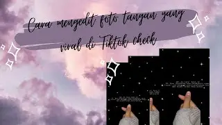Cara Mengedit Foto Tangan yang Viral di Tiktok Check | PicsArt || Indonesia♡♡♡