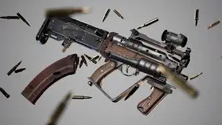 AK, bullets around