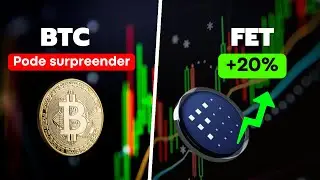 BTC pode surpreender | FET 20% em poucos dias