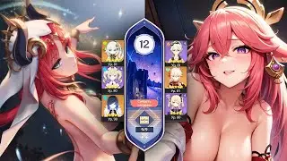 С0 Нилу - C0 Яэ Мико | 3.8 Spiral Abyss Floor 12 | Genshin Impact