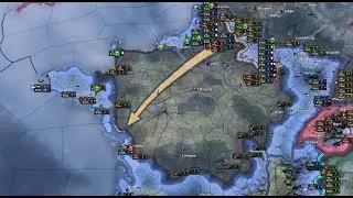 Baiting the AI into massive encirclement - France pulls off reverse Blitzkrieg in Hoi4