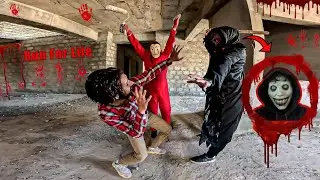 TRAPPED IN A HAUNTED HOUSE! | Parkour Escape from Fierce Monsters