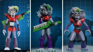 Roxanne FNaF AR Animations