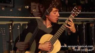 Colin Fullerton plays Manuel de Falla with a Luciano Maggi Spruce Pau Rojo