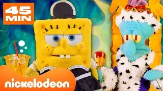 SpongeBob Pineapple Playhouse | marathon van 45 minuten! | Nickelodeon Nederlands