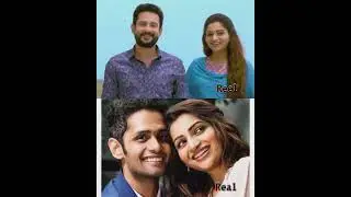 Serial actors and actresses reel husband and wife vs real husband and wife||Tamil editting ✨
