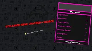 Roblox - SYSLX Mod Menu Cracked + Clean Source