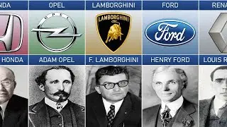 Founder of Car Companies From Different Countries | Comparison