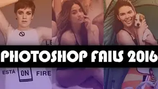 10 BIGGEST Celeb Photoshop Fails of 2016