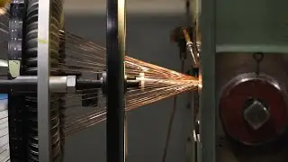 How technicians turn superconducting wire into cables for LHC magnets